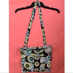 Flower crossbody purse